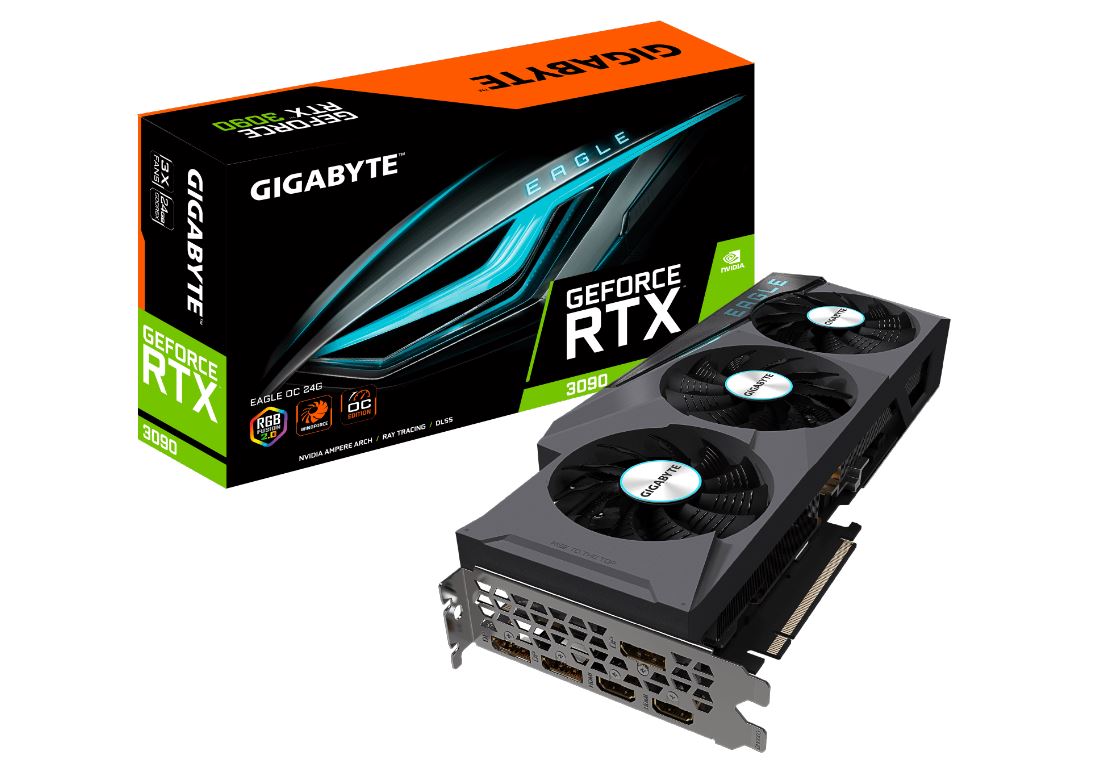 Quattro GeForce RTX 3060 Ti di GIGABYTE citate nel database della EEC 